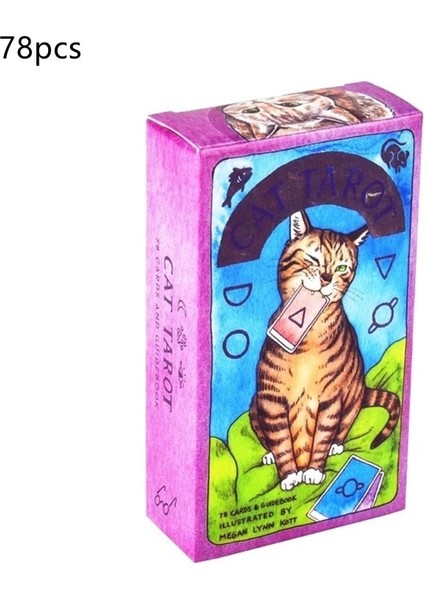 Kedi Stili Gölgeler ve Işık Oracle Tam Ingiliz Aile Partisi Masa Oyunu 45 Kart Deste Tarot Kehanet Kader Kartları (Yurt Dışından)