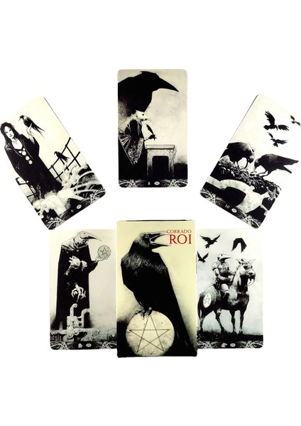 Kozmik Slumber Tarzı 2021 Son Karga Cinayeti Rehberlik Için Tarot Kartları Kehanet Kader Tarot Güverte Pdf Rehberi ile Masa Oyunları Eğlence Partisi (Yurt Dışından)