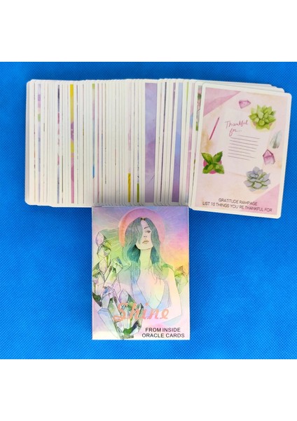 44 Adet TX229 Tarzı 2021 Yeni Tarot Kartı Oracle Kartından ve Pdf Rehberlik Kehanet Güverte Eğlence Partileri Masa Oyunu Kutusundan (Yurt Dışından)