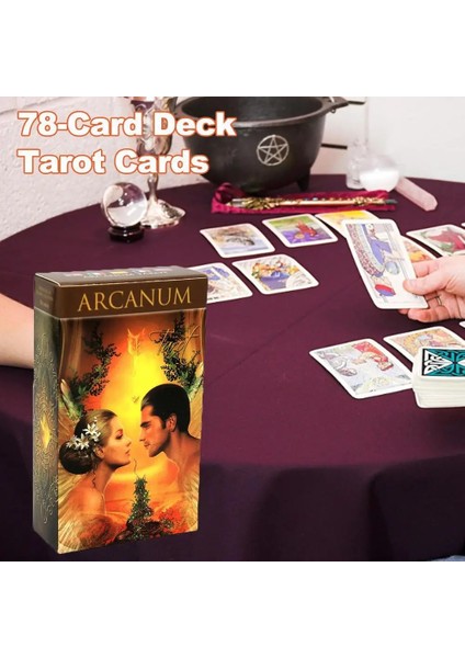 Gündelik Cadı Stili Tarot Masa Oyunu Oyuncaklar Oracle Rider Waite Kehanet Peygamber Kehanet Kartı Poker Hediye Tahmini Oracle Altar Kumaş (Yurt Dışından) fırsatları