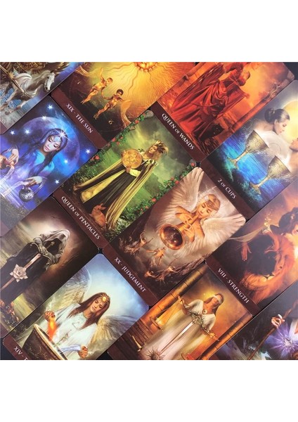 Gündelik Cadı Stili Tarot Masa Oyunu Oyuncaklar Oracle Rider Waite Kehanet Peygamber Kehanet Kartı Poker Hediye Tahmini Oracle Altar Kumaş (Yurt Dışından) indirimleri