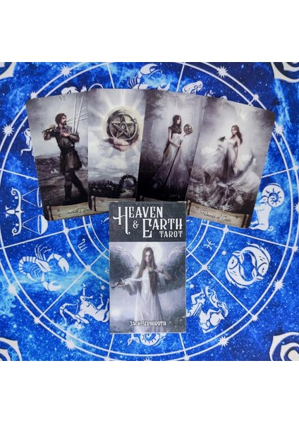 78 Adet TX269 Tarzı 2021 Trends Heaven & Earth Tarot Kartları ve Pdf Rehberlik Kehanet Güverte Eğlence Parti Masa Oyunu Kutusu (Yurt Dışından) fiyatları