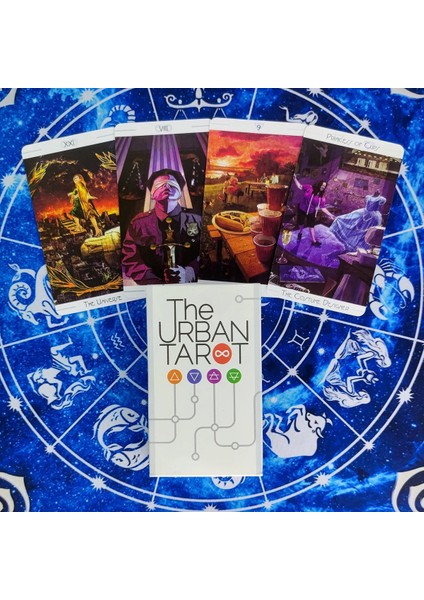 78 Adet TX239 Tarzı Yeni Kentsel Tarot Kartları ve Pdf Rehberlik Kehanet Güverte Eğlence Partileri Masa Oyunu Destek Kutusu (Yurt Dışından) fiyatları