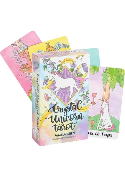 Rüya Yolu Stili Kristal Unicorn Tarot Masa Oyunu Oyuncaklar Oracle Rider Waite Kehanet Peygamber Kehanet Kartı Poker Hediye Tahmin Oracle (Yurt Dışından)