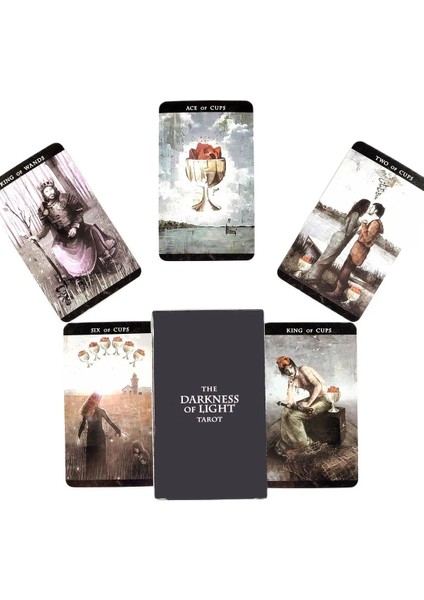 Cinayet Taç Tarzı Son Yüksek Karanlık Tarot Kartları Fal Rehberliği Kehanet Güverte Masa Oyunu Boş Zaman Partisi Anlatıyor (Yurt Dışından)