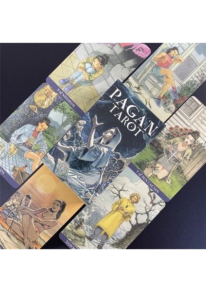 TT104 Stili Yeni Pagan Tarot Oracle Kartları Rehberlik Kehanet Kader Tarot Güverte Masa Oyunları Ingilizce Hediye Partisi Oyun Kartı (Yurt Dışından) indirimleri