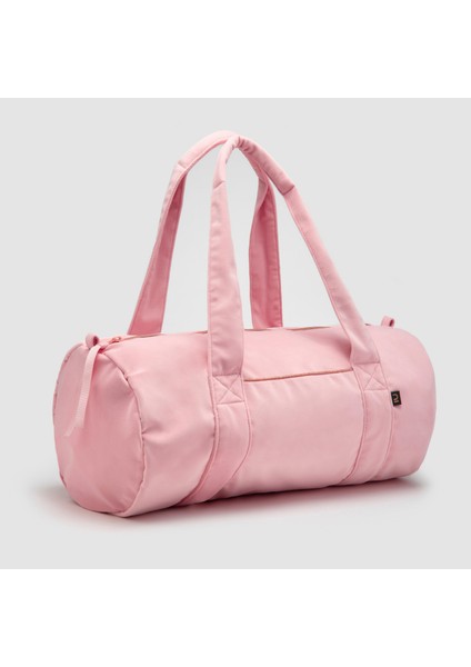 Starever Silindir Kadife Pembe Dans Spor Çantası - 15L