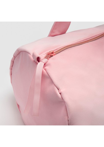 Starever Silindir Kadife Pembe Dans Spor Çantası - 15L modelleri