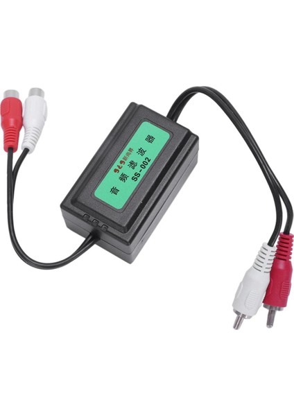 Adet 3.5mm Araba Rca Amplifikatör Ses Gürültü Filtresi Zemin Döngü Izolatör Bastırıcı (Yurt Dışından)