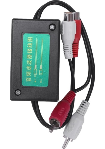 Adet 3.5mm Araba Rca Amplifikatör Ses Gürültü Filtresi Zemin Döngü Izolatör Bastırıcı (Yurt Dışından) modelleri
