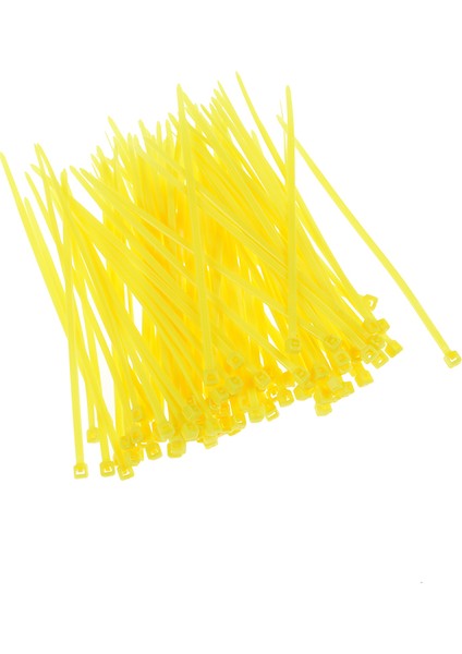 100 Adet 3X100MM Naylon Plastik Renkli Kablo Tel Organizatör Zip Kravat Kablosu Askısı (Yurt Dışından) fiyatları
