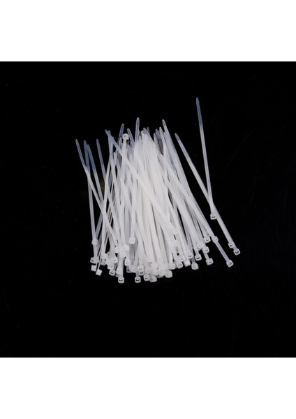 100 Adet 3X100MM Naylon Plastik Renkli Kablo Tel Organizatör Zip Kravat Kablosu Askısı (Yurt Dışından) indirimleri