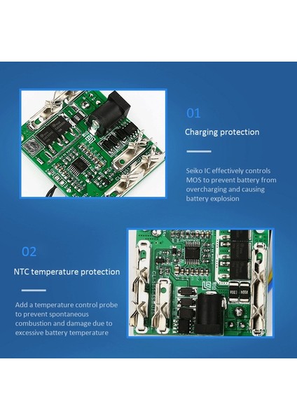 5s 18/21V 20A Pil Şarj Koruma Levhası Lityum Pil Koruma Devre Bms Modülü Elektrikli El Aletleri Için 1 (Yurt Dışından) fiyatları