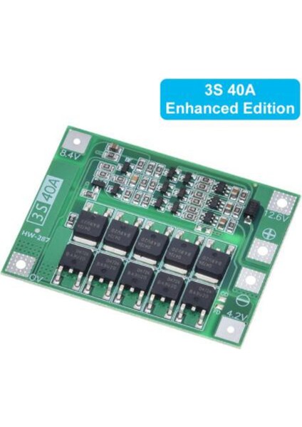 3s 4s 40A 60A Koruma Levhası 18650 Bms Matkap Motoru Için 11.1V 12.6V/14.8V 16.8V Dengeyi Geliştirin (Yurt Dışından)