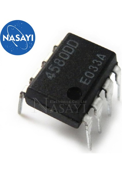 5 Adet NJM4580D NJM4580D JRC4580D 4580D Dıp-8 (Yurt Dışından)