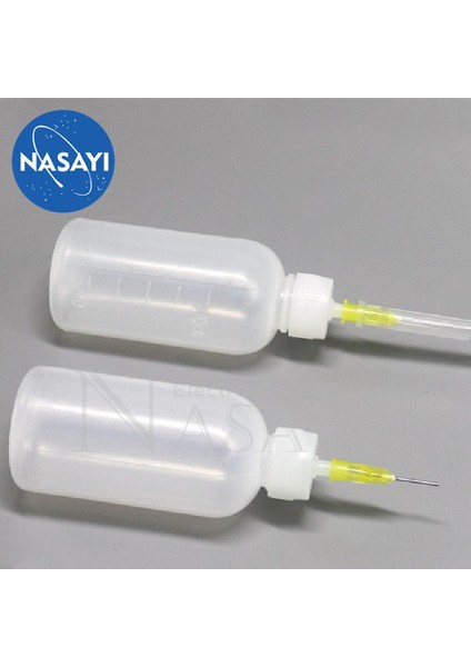 5 Adet Reçine Şişesi 50ML Küçük Plastik Şişe Tutkal Şişesi Dağıtım Kabı 50ML (Yurt Dışından)