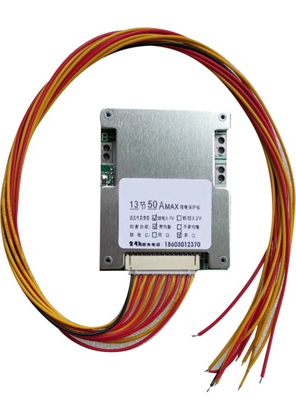 13S 48V 50A 18650 Li-Ion Lityum Paketi Bms Koruma Levhası Dayanıklı Tüketici Elektroniği (Yurt Dışından)