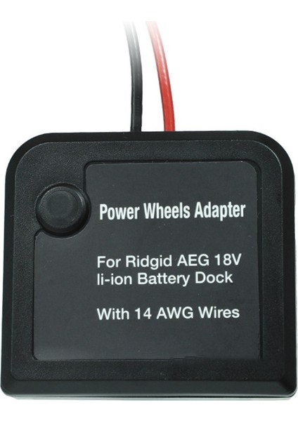 Ridgid Aeg Elektrikli El Aletleri Için 14 Awg Telli Güç Tekerlekleri Adaptörü Için 18-20V Lityum Pil (Yurt Dışından)