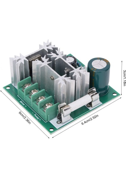 Dc Motor Hız Kontrol Cihazı 9~60V 20A 0.~1000W Pwm (Yurt Dışından)