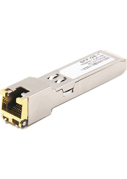 2x Sfp Modülü RJ45 Anahtarı Gbic 10/100/1000 Konektörü Sfp Bakır RJ45 Sfp Modülü Gigabit Ethernet Bağlantı Noktası (Yurt Dışından)