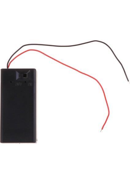 Açma/kapama Anahtarlı 9V Pil Tutucu Kılıfı 9 Volt Kutu Paketi Kapağı Karşılaşması (Yurt Dışından)