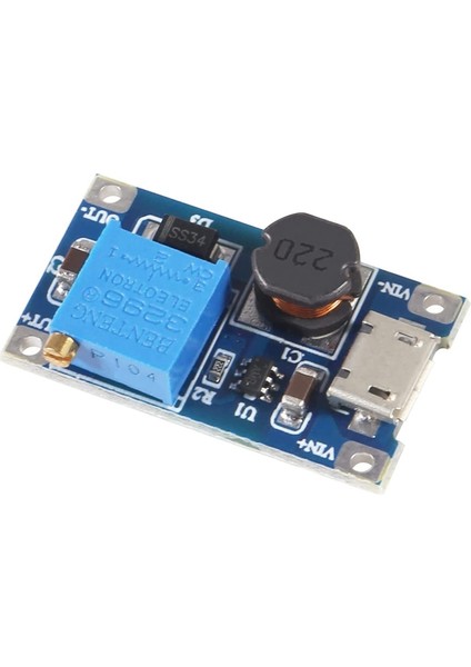 5 Adet 2A Dc-Dc MT3608 Mikro Usb'li Step Up Boost Modülü, Dönüştürücü (Yurt Dışından)
