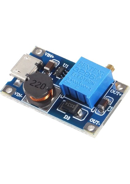 5 Adet 2A Dc-Dc MT3608 Mikro Usb'li Step Up Boost Modülü, Dönüştürücü (Yurt Dışından)