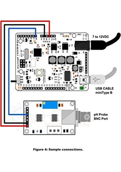 Arduino Bnc Elektrot Kontrol Cihazı Için Ph Değeri Algılama Sensörü (Yurt Dışından)