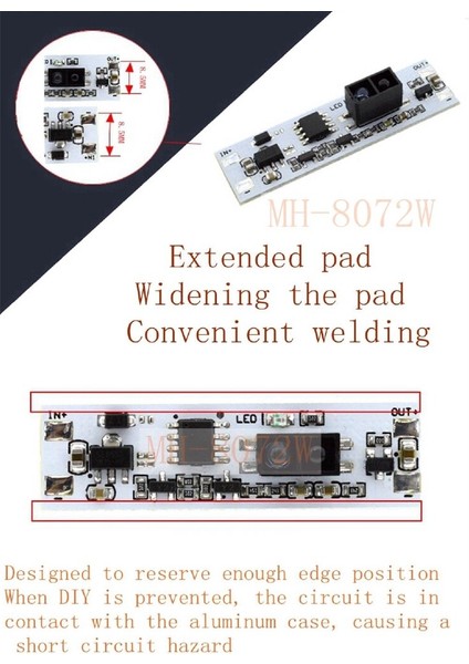 Süpürme El Sensörü Anahtar Modülü Dc 5V-24V 12V Kısa Mesafe Tarama Sensörü 72W 3A Otomatik Akıllı Ev Için Sabit Gerilim (Yurt Dışından)