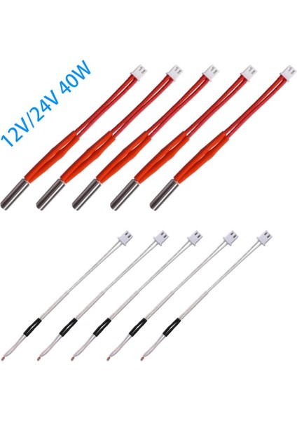 Takım Isıtıcı Kartuşu 12 V 40 W 6*20MM 2pin Xh2.54 Terminali 100 K Ntc 3950 Termistör Ph2.0 2pin Isıtma Dıy 3D Parçası (Yurt Dışından)