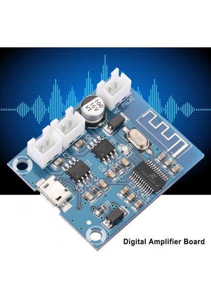 Mini Bluetooth Amplifikatör Devre Kartı Modülü 4.2 Devre Stereo Hoparlör Dijital Modül 5W + 5W (Yurt Dışından)