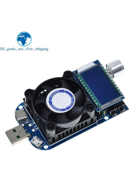 25W 35W Qc2.0 Qc3.0 USB Elektronik Yük Ayarlanabilir Sabit Akım Yaşlanma Direnci Akü Voltaj Kapasitesi Test Cihazı Voltmetre (Yurt Dışından)