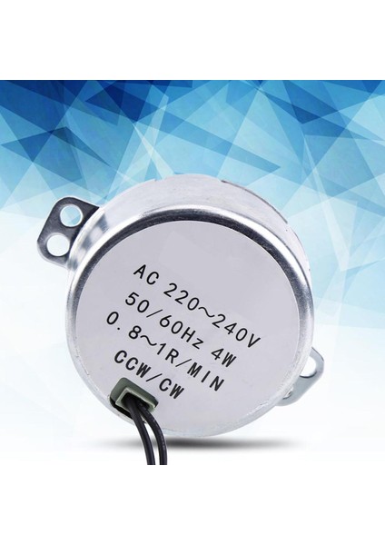 1 Adet 220-240V Ac Senkron Motor Dişli Motor 4W Cw/ccw (Yurt Dışından)