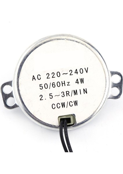 1 Adet 220-240V Ac Senkron Motor Dişli Motor 4W Cw/ccw (Yurt Dışından)