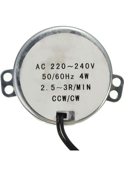 1 Adet 220-240V Ac Senkron Motor Dişli Motor 4W Cw/ccw (Yurt Dışından)