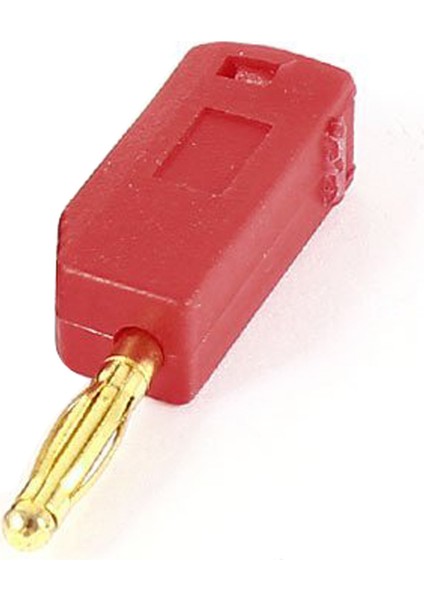 Hoparlör Kablo Kablosu 2 mm Muz Fiş Bağlantısı 10 Yaprak Siyah + Kırmızı (Yurt Dışından)
