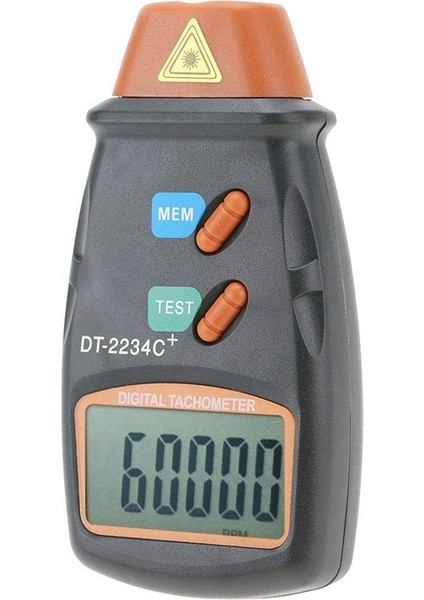 Dijital Takometre, DT-2234C+ Temassız Mini Rpm Test Cihazı Ölçer LCD Ekran El Tipi Dijital Fotoğraf Takometre (Yurt Dışından)