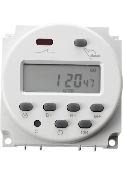 Flyeer Yeni LCD Dijital Kontrol Güç Programlanabilir Zamanlayıcı Dc 12 V 16A Zaman Rölesi Anahtarı (Yurt Dışından)