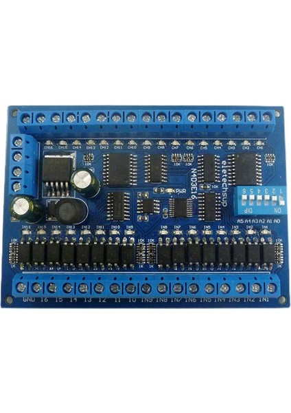 Dc 12V 24V 16 Giriş 16 Çıkış Modbus Rtu Modülü, Sadece Kart (Yurt Dışından)