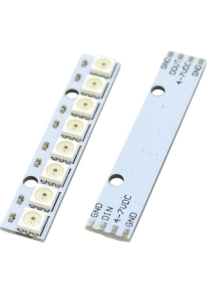 10 Adet/grup 8 Kanal WS2812 5050 Rgb LED Işıklar Dahili Tam Renk Odaklı Geliştirme Kartı (Yurt Dışından) fiyatları