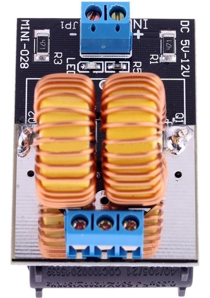 5V-12V Alçak Gerilim Zvs Indüksiyon Isıtma Kaynağı Modülü + 1pc Yuvarlak Manyetik Kablo Fişi ile Isıtıcı Bobin (Yurt Dışından)