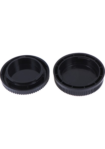 Gövde+Arka Lens Kapağı Kapak Koruyucu Kılıf Olympus M4/3 Kamera Aksesuarı Siyah (Yurt Dışından) fırsatları