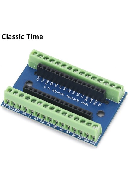 Nano V3.0 3.0 Denetleyici Terminali Adaptörü Genişletme Kartı Nano Io Kalkanı Basit Uzatma Plakası Arduino Avr ATMEGA328P (Yurt Dışından)