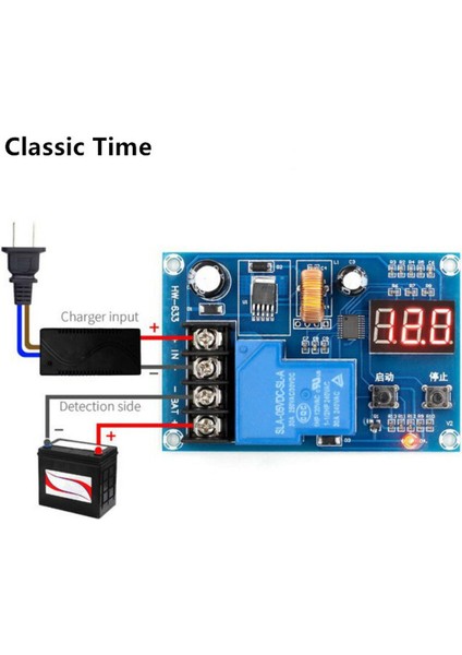 XH-M604 Pil Şarj Cihazı Kontrol Modülü Dc 6-60 V Depolama Lityum Pil Şarj Kontrol Anahtarı Koruma Levhası (Yurt Dışından)