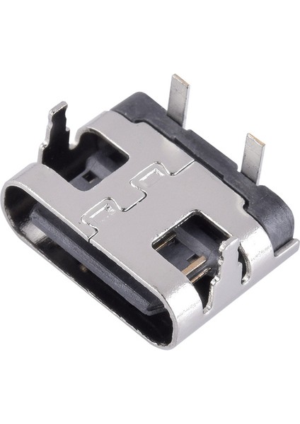 10 Adet 2 Pin Mikro Tip C Konnektör Soketi USB 3.1 Tip-C Dişi Güç Jakı Dock Karşılaşması (Yurt Dışından)