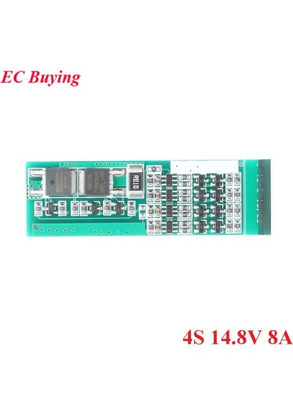 4s 12.8V 14.8V 50A 100A Li-Ion Lityum Demir Pil 18650 Koruma Levhası Şarj Cihazı Şarj Modülü Bms Lipo 4 Hücreli Denge (Yurt Dışından)