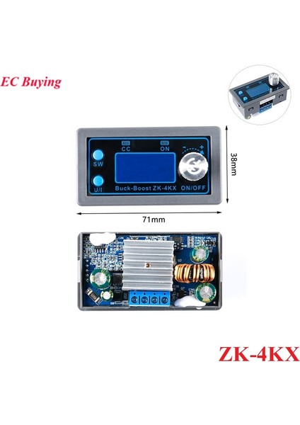 Zk-4kx Cnc Dc Dc Buck Boost Dönüştürücü cc Cv 0.5-30V 4A Besleme Modülü Güneş Pil Şarjı Için Ayarlanabilir Ayarlanabilir (Yurt Dışından)