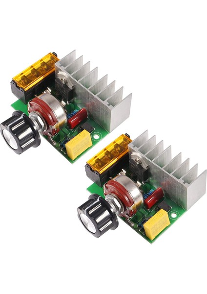Adet 4000W Ac 220V Scr Voltaj Regülatörü Motor Hız Kontrol Cihazı Dimmerler Sigorta ile Karartma Hızı (Yurt Dışından)