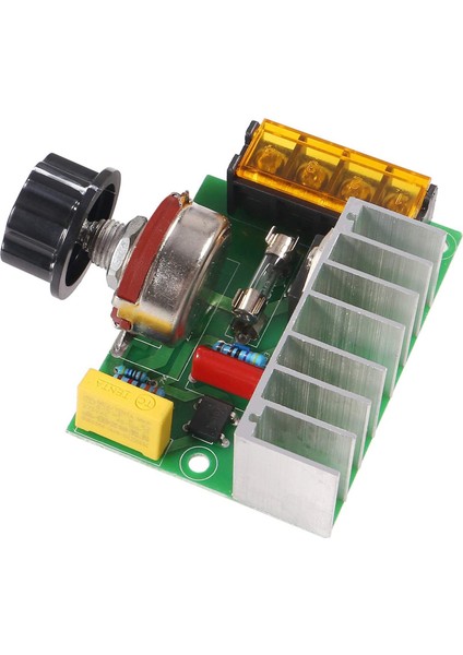 Adet 4000W Ac 220V Scr Voltaj Regülatörü Motor Hız Kontrol Cihazı Dimmerler Sigorta ile Karartma Hızı (Yurt Dışından)