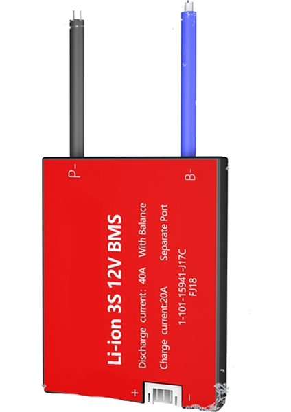 Lifepo4 Paketi Için Uçlu Bms 12S 36V 15A (Yurt Dışından)